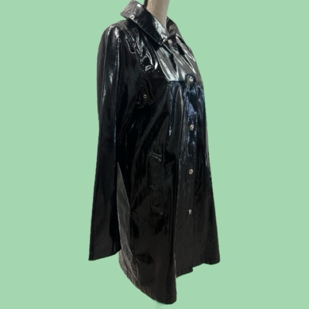 Michael Kors PVC Trench Coat Y2K - Picture 4 of 12